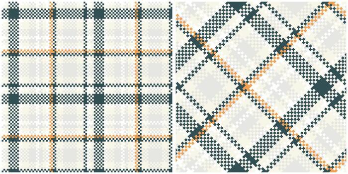 cuadros modelo sin costura. inspector modelo modelo para diseño ornamento. sin costura tela textura. vector