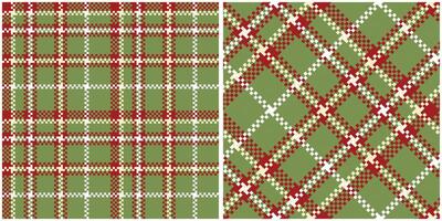 Plaids Pattern Seamless. Classic Plaid Tartan Template for Design Ornament. Seamless Fabric Texture. vector