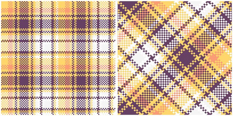 Plaids Pattern Seamless. Traditional Scottish Checkered Background. Seamless Tartan Illustration Set for Scarf, Blanket, Other Modern Spring Summer Autumn Winter Holiday Fabric Print.