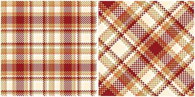 Plaid Pattern Seamless. Scottish Tartan Pattern Template for Design Ornament. Seamless Fabric Texture. vector