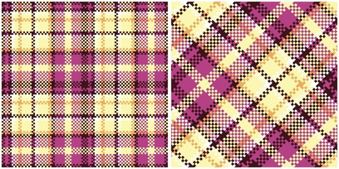 Plaid Pattern Seamless. Abstract Check Plaid Pattern Template for Design Ornament. Seamless Fabric Texture. vector