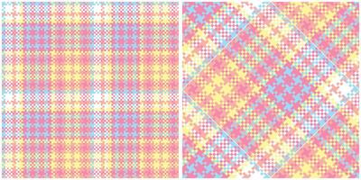 Plaid Pattern Seamless. Scottish Plaid, Template for Design Ornament. Seamless Fabric Texture. vector