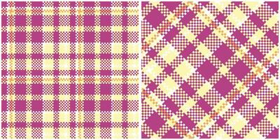 Plaid Pattern Seamless. Abstract Check Plaid Pattern Traditional Scottish Woven Fabric. Lumberjack Shirt Flannel Textile. Pattern Tile Swatch Included. vector