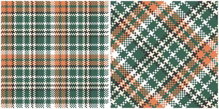 Plaid Patterns Seamless. Tartan Seamless Pattern Template for Design Ornament. Seamless Fabric Texture. vector