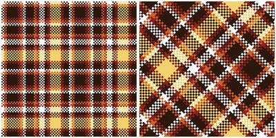 Scottish Tartan Pattern. Plaid Patterns Seamless Traditional Scottish Woven Fabric. Lumberjack Shirt Flannel Textile. Pattern Tile Swatch Included. vector