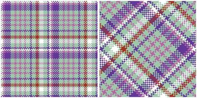 Scottish Tartan Pattern. Plaids Pattern Seamless Template for Design Ornament. Seamless Fabric Texture. vector