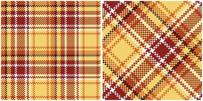 Scottish Tartan Pattern. Plaid Patterns Seamless Template for Design Ornament. Seamless Fabric Texture. vector