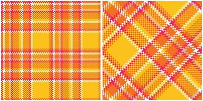 Scottish Tartan Pattern. Checker Pattern Template for Design Ornament. Seamless Fabric Texture. vector