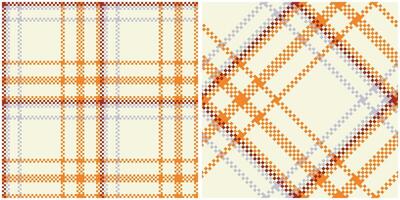 Scottish Tartan Pattern. Tartan Plaid Seamless Pattern. Traditional Scottish Woven Fabric. Lumberjack Shirt Flannel Textile. Pattern Tile Swatch Included. vector
