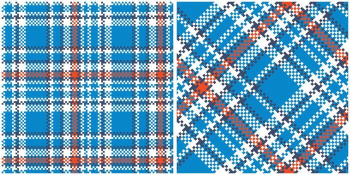 Scottish Tartan Seamless Pattern. Plaid Pattern Seamless Template for Design Ornament. Seamless Fabric Texture. vector