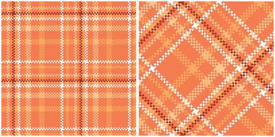 Scottish Tartan Seamless Pattern. Plaids Pattern Seamless Traditional Scottish Woven Fabric. Lumberjack Shirt Flannel Textile. Pattern Tile Swatch Included. vector