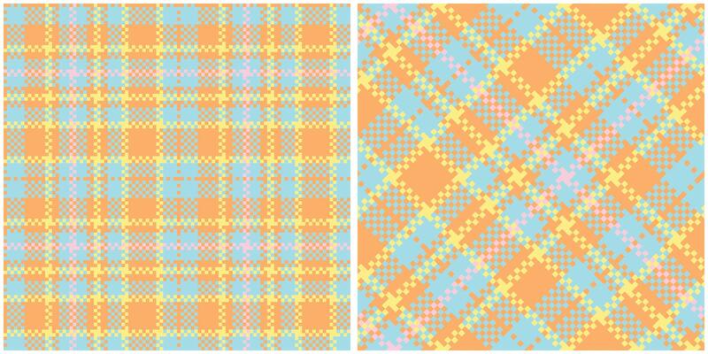 Scottish Tartan Seamless Pattern. Abstract Check Plaid Pattern Seamless Tartan Illustration Set for Scarf, Blanket, Other Modern Spring Summer Autumn Winter Holiday Fabric Print.