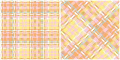 Scottish Tartan Seamless Pattern. Abstract Check Plaid Pattern Traditional Scottish Woven Fabric. Lumberjack Shirt Flannel Textile. Pattern Tile Swatch Included. vector