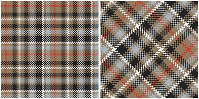 Tartan Plaid Seamless Pattern. Checkerboard Pattern. Template for Design Ornament. Seamless Fabric Texture. vector