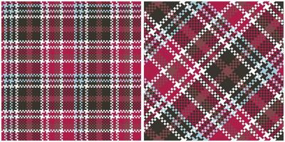 Tartan Plaid Seamless Pattern. Gingham Patterns. Traditional Scottish Woven Fabric. Lumberjack Shirt Flannel Textile. Pattern Tile Swatch Included. vector