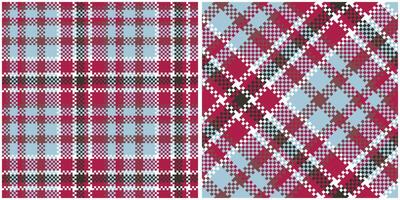 Tartan Plaid Seamless Pattern. Gingham Patterns. Template for Design Ornament. Seamless Fabric Texture. vector