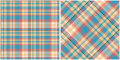 Tartan Plaid Seamless Pattern. Scottish Plaid, Template for Design Ornament. Seamless Fabric Texture. vector