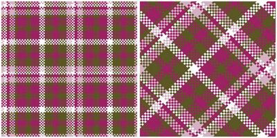 Tartan Plaid Seamless Pattern. Abstract Check Plaid Pattern. Traditional Scottish Woven Fabric. Lumberjack Shirt Flannel Textile. Pattern Tile Swatch Included. vector