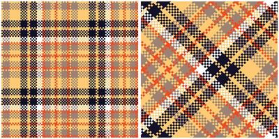 Classic Scottish Tartan Design. Checkerboard Pattern. Template for Design Ornament. Seamless Fabric Texture. vector
