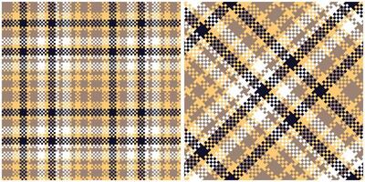 Classic Scottish Tartan Design. Tartan Seamless Pattern. Template for Design Ornament. Seamless Fabric Texture. vector