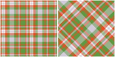 Classic Scottish Tartan Design. Tartan Plaid Seamless Pattern. Traditional Scottish Woven Fabric. Lumberjack Shirt Flannel Textile. Pattern Tile Swatch Included. vector
