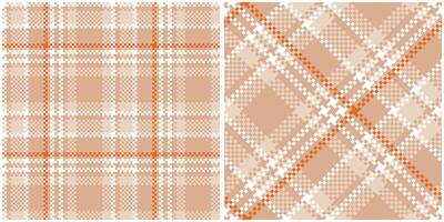 Classic Scottish Tartan Design. Abstract Check Plaid Pattern. Traditional Scottish Woven Fabric. Lumberjack Shirt Flannel Textile. Pattern Tile Swatch Included. vector