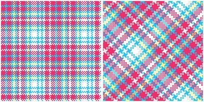 Tartan Plaid Seamless Pattern. Traditional Scottish Checkered Background. Traditional Scottish Woven Fabric. Lumberjack Shirt Flannel Textile. Pattern Tile Swatch Included. vector