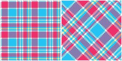 Tartan Plaid Seamless Pattern. Traditional Scottish Checkered Background. Template for Design Ornament. Seamless Fabric Texture. Illustration vector