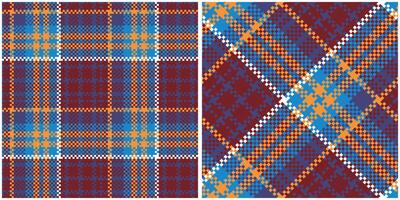 Tartan Plaid Pattern Seamless. Scottish Tartan Seamless Pattern. Traditional Scottish Woven Fabric. Lumberjack Shirt Flannel Textile. Pattern Tile Swatch Included. vector