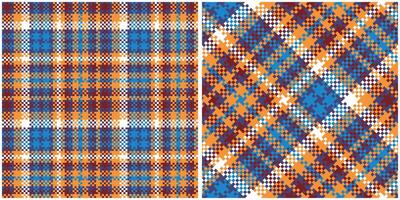 Tartan Plaid Pattern Seamless. Scottish Tartan Seamless Pattern. Template for Design Ornament. Seamless Fabric Texture. Illustration vector