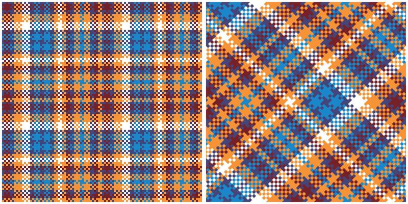 Tartan Plaid Pattern Seamless. Scottish Tartan Seamless Pattern. Template for Design Ornament. Seamless Fabric Texture. Illustration