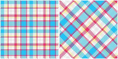 Tartan Plaid Seamless Pattern. Scottish Plaid, Traditional Scottish Woven Fabric. Lumberjack Shirt Flannel Textile. Pattern Tile Swatch Included. vector