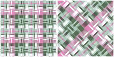 Tartan Plaid Pattern Seamless. Checkerboard Pattern. Template for Design Ornament. Seamless Fabric Texture. Illustration vector