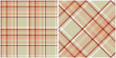 Scottish Tartan Plaid Seamless Pattern, Scottish Tartan Seamless Pattern. Traditional Scottish Woven Fabric. Lumberjack Shirt Flannel Textile. Pattern Tile Swatch Included. vector