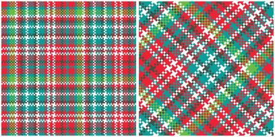Scottish Tartan Plaid Seamless Pattern, Checker Pattern. Traditional Scottish Woven Fabric. Lumberjack Shirt Flannel Textile. Pattern Tile Swatch Included. vector