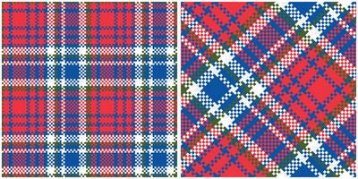 Scottish Tartan Plaid Seamless Pattern, Tartan Seamless Pattern. Template for Design Ornament. Seamless Fabric Texture. Illustration vector