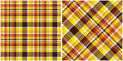Scottish Tartan Plaid Seamless Pattern, Scottish Tartan Seamless Pattern. Traditional Scottish Woven Fabric. Lumberjack Shirt Flannel Textile. Pattern Tile Swatch Included. vector