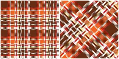 Tartan Plaid Pattern Seamless. Traditional Scottish Checkered Background. Template for Design Ornament. Seamless Fabric Texture. Illustration vector