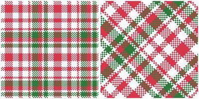 Scottish Tartan Plaid Seamless Pattern, Checker Pattern. Seamless Tartan Illustration Set for Scarf, Blanket, Other Modern Spring Summer Autumn Winter Holiday Fabric Print. vector