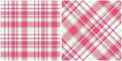 Scottish Tartan Plaid Seamless Pattern, Checkerboard Pattern. Traditional Scottish Woven Fabric. Lumberjack Shirt Flannel Textile. Pattern Tile Swatch Included. vector