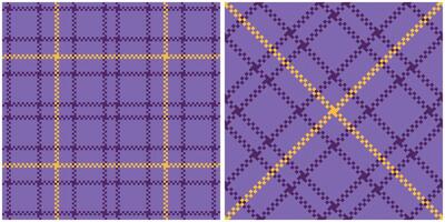 Tartan Pattern Seamless. Sweet Checker Pattern Seamless Tartan Illustration Set for Scarf, Blanket, Other Modern Spring Summer Autumn Winter Holiday Fabric Print. vector