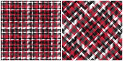 Plaids Pattern Seamless. Tartan Plaid Seamless Pattern. Traditional Scottish Woven Fabric. Lumberjack Shirt Flannel Textile. Pattern Tile Swatch Included. vector