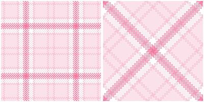 Tartan Pattern Seamless. Pastel Scottish Tartan Pattern Traditional Pastel Scottish Woven Fabric. Lumberjack Shirt Flannel Textile. Pattern Tile Swatch Included. vector