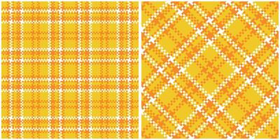 Tartan Pattern Seamless. Pastel Scottish Plaid, Template for Design Ornament. Seamless Fabric Texture. vector