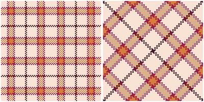 Tartan Seamless Pattern. Sweet Checker Pattern Traditional Scottish Woven Fabric. Lumberjack Shirt Flannel Textile. Pattern Tile Swatch Included. vector