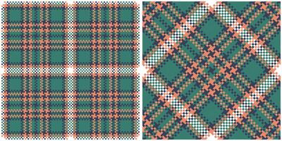 Tartan Seamless Pattern. Sweet Checkerboard Pattern Template for Design Ornament. Seamless Fabric Texture. vector