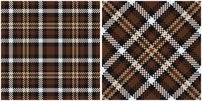 Plaids Pattern Seamless. Checkerboard Pattern Seamless Tartan Illustration Set for Scarf, Blanket, Other Modern Spring Summer Autumn Winter Holiday Fabric Print. vector