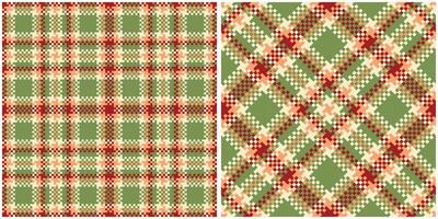 Plaids Pattern Seamless. Scottish Tartan Pattern Traditional Scottish Woven Fabric. Lumberjack Shirt Flannel Textile. Pattern Tile Swatch Included. vector