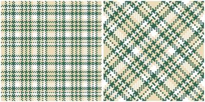 Plaids Pattern Seamless. Classic Scottish Tartan Design. Traditional Scottish Woven Fabric. Lumberjack Shirt Flannel Textile. Pattern Tile Swatch Included. vector