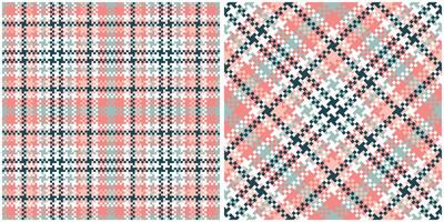 Plaid Pattern Seamless. Checkerboard Pattern Seamless Tartan Illustration Set for Scarf, Blanket, Other Modern Spring Summer Autumn Winter Holiday Fabric Print. vector